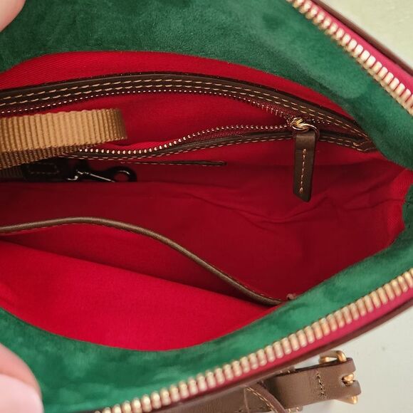 Dooney & Bourke Brown Florentine Crossbody Shoulder Bag  LIKE NEW - Picture 7 of 10